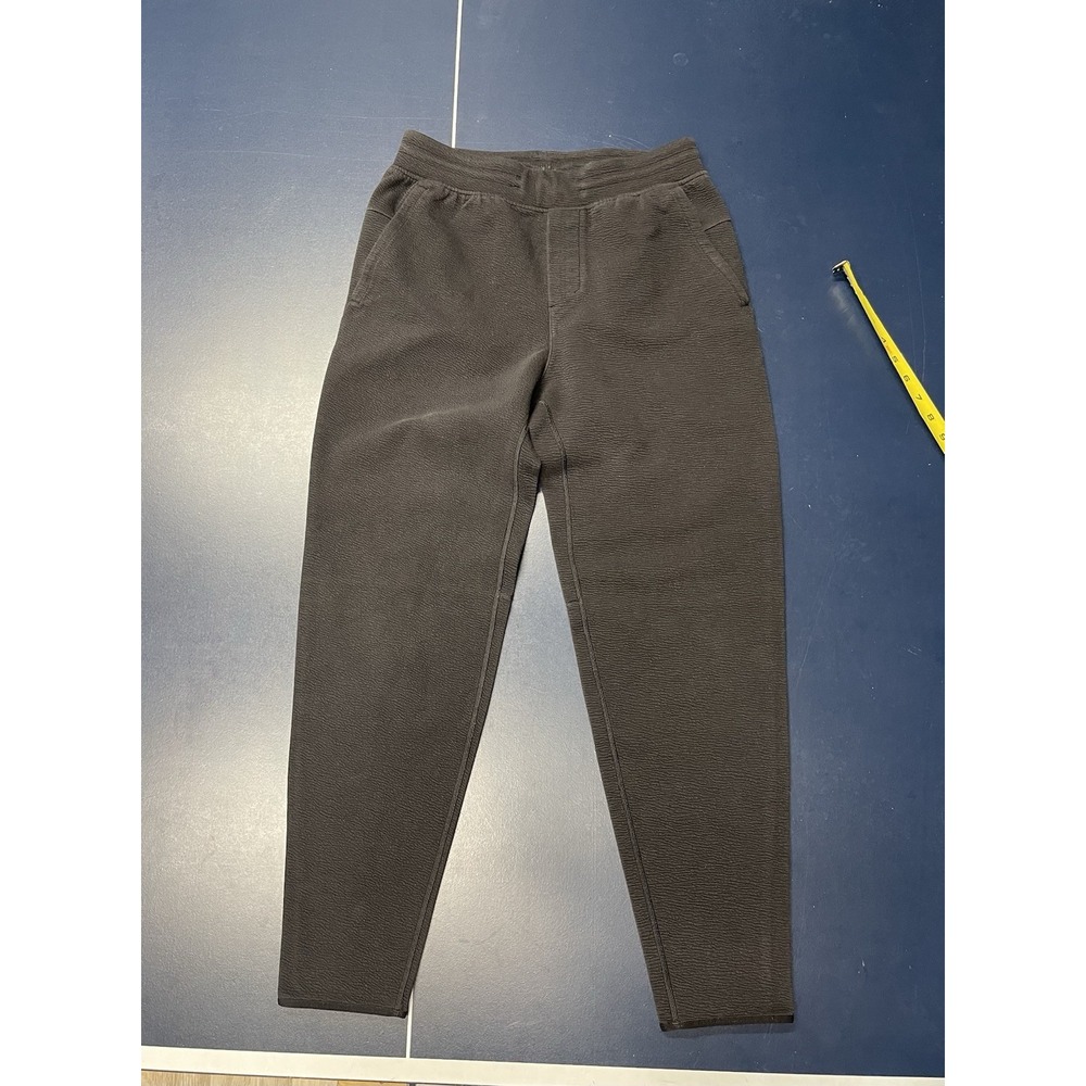 Lululemon Joggers Mens Small Black Textured Spacer Classic Tapered Pant Active